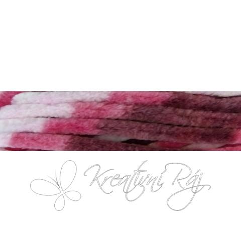 Pletací příze Dolphin Junior Colors (81003) - růžovo-vínová