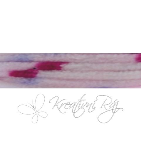 Pletací příze Dolphin Baby Colors (80402) - růžovo-fialová