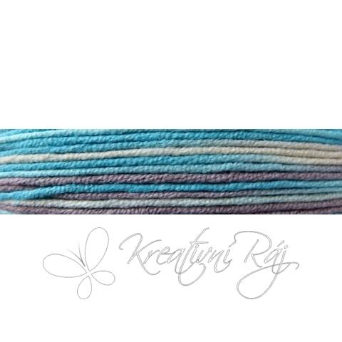 Pletací příze Jeans Color VH (9186) - modro-šedá