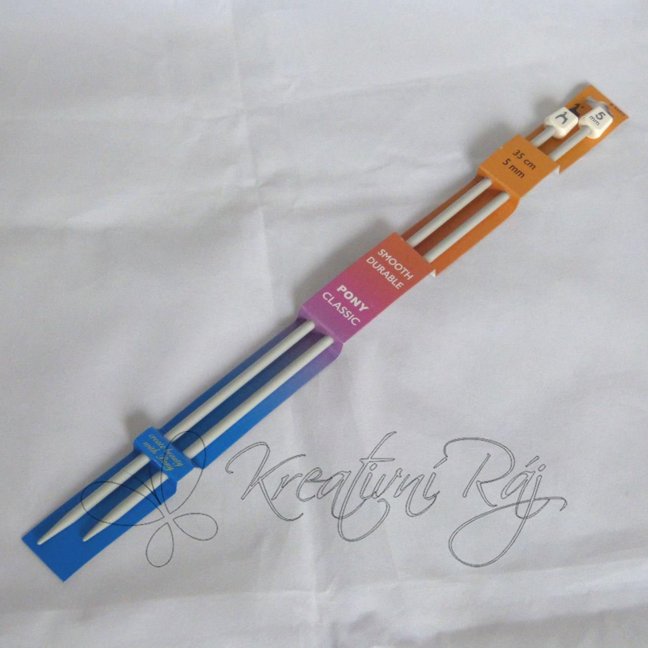 Pletací jehlice kovové č. 5.0