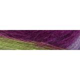 Pletací příze Angora Elite Trend (80914) - fialovo-zelený melír