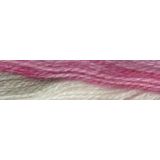 Pletací příze Angora Elite Trend (80804) - bílo-růžový melír
