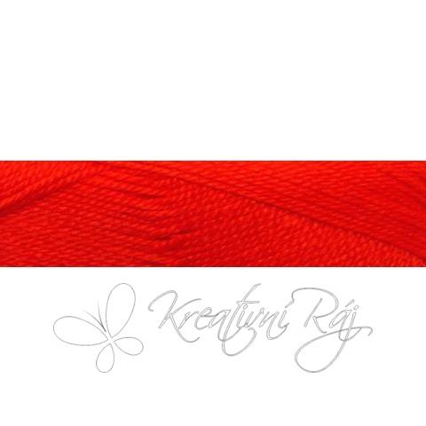 Pletací příze Dora (032) - sytě červená