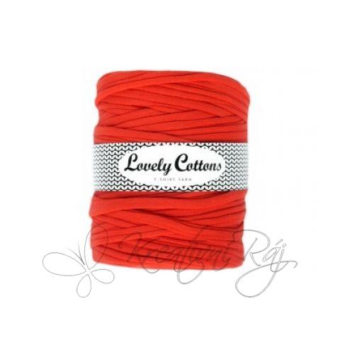 Pletací příze T-shirt yarn - cihlová DOPRODEJ