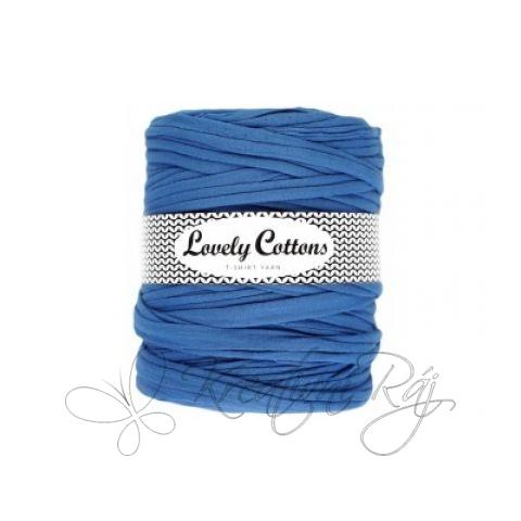 Pletací příze T-shirt yarn - modrá DOPRODEJ