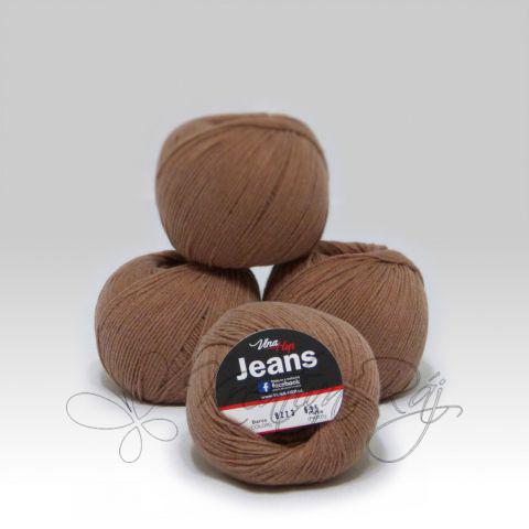 Pletací příze Jeans VH (8223) - kakaová