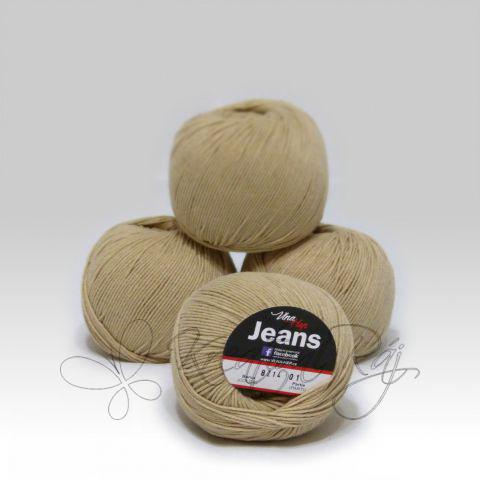 Pletací příze Jeans VH (8214) - béžová