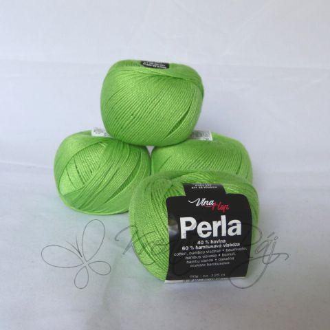 Pletací příze Perla (8155) - jarní zelená