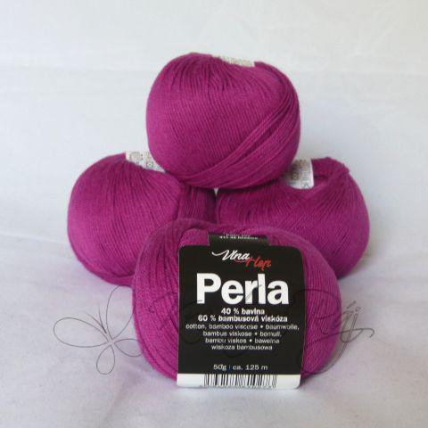 Pletací příze Perla (8048) - fuchsiová