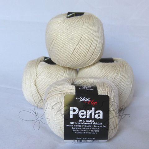Pletací příze Perla (8173) - smetanová