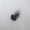 Bezpečnostní čumáček sametový 10 x 12 mm černý