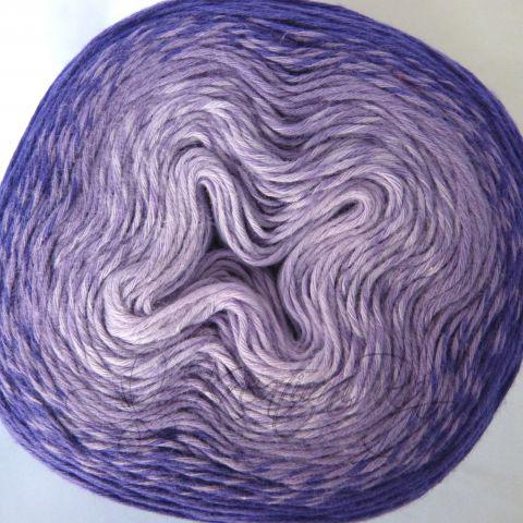 Pletací příze Acorus (9305) - světle fialová-tmavě fialová DOPRODEJ