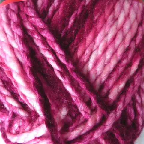 Pletací příze Joy Color (5504) - vínový melír