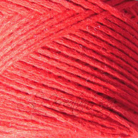 Pletací příze Cordy macrame (8130) - červená jahoda DOPRODEJ