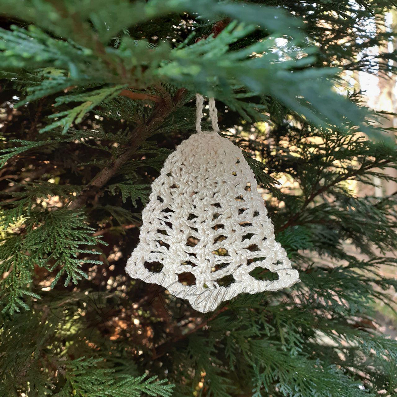 Návod - zvoneček vánoční ozdoba