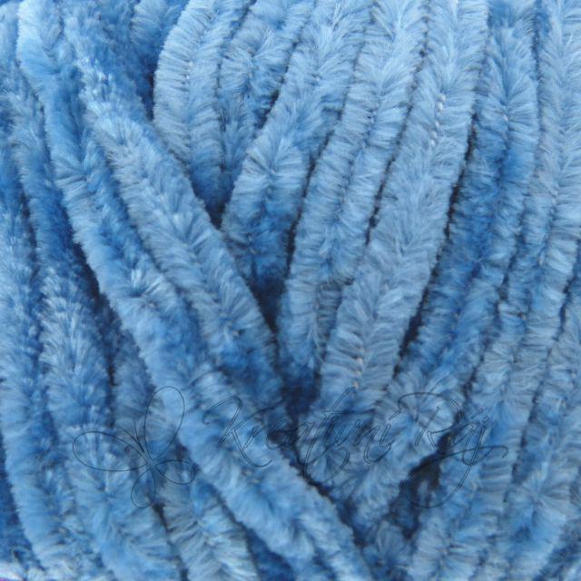 Pletací příze Velvet (90041) - jeans DOPRODEJ