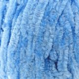 Pletací příze Velvet (90027) - blankytně  modrá