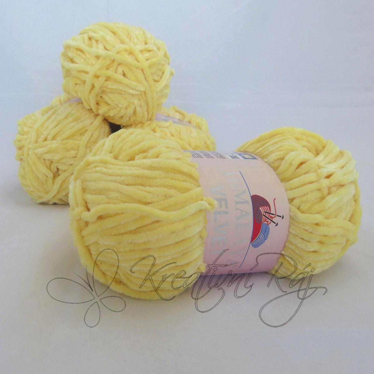 Pletací příze Velvet (90002) - vanilková DOPRODEJ