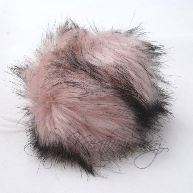 Bambule Furry Pompons jemně růžová (056) - 10 cm