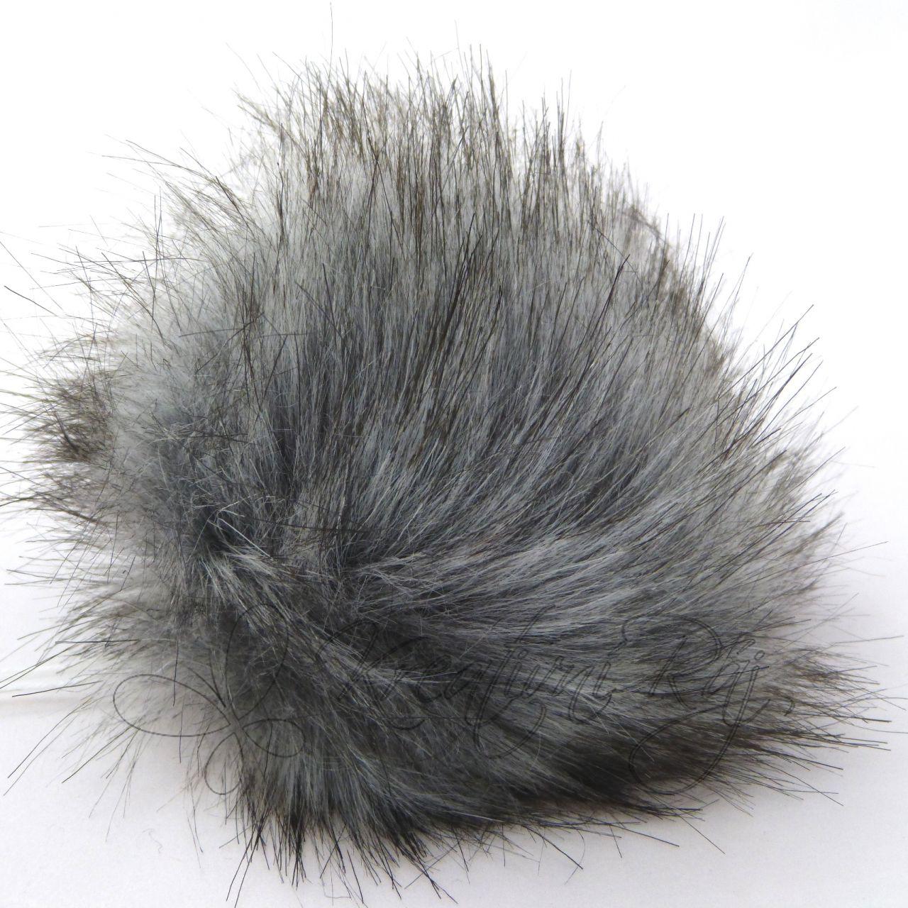 Bambule Furry Pompons světle šedá (053) - 10 cm