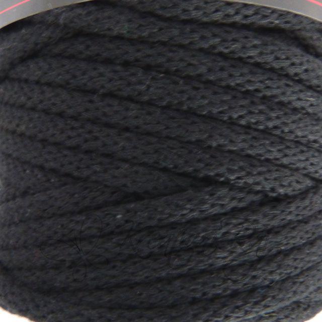 Pletací příze Cordy 5mm (šňůry) 8001 - černá