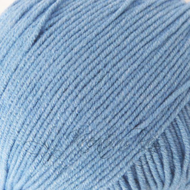 Pletací příze Jeans VH (8104) - nebesky modrá