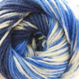 Pletací příze Lofoty (7810) - modrý melír