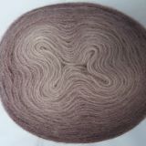 Pletací příze Angora Gold ombre batik (7295) - hnědo-béžová DOPRODEJ