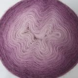 Pletací příze Angora Gold ombre batik (7244) - fialová DOPRODEJ