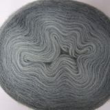 Pletací příze Angora Gold ombre batik (7267) - šedá DOPRODEJ