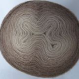 Pletací příze Angora Gold ombre batik (7243) - béžová DOPRODEJ