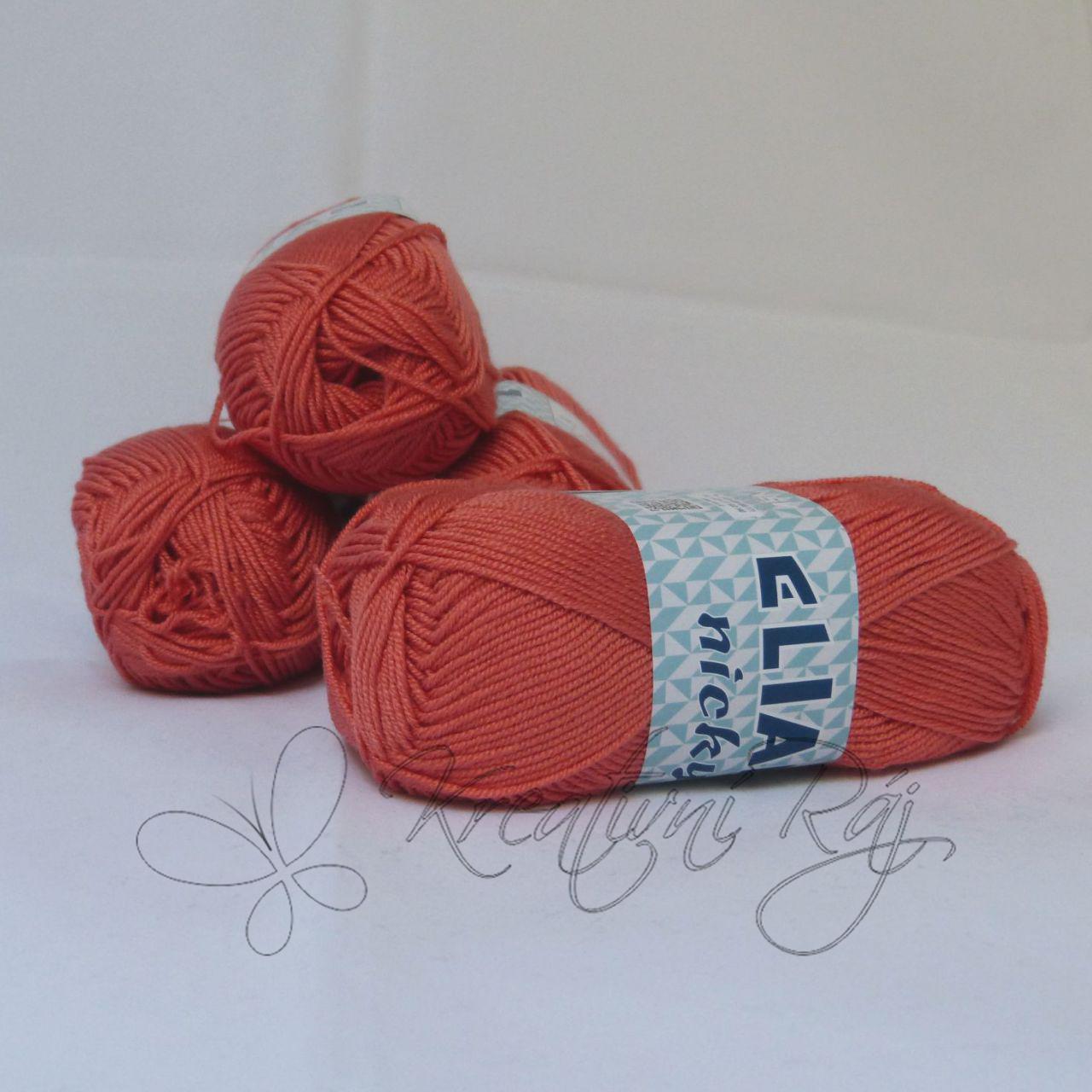 Pletací příze ELIAN nicky (4275) - lososová