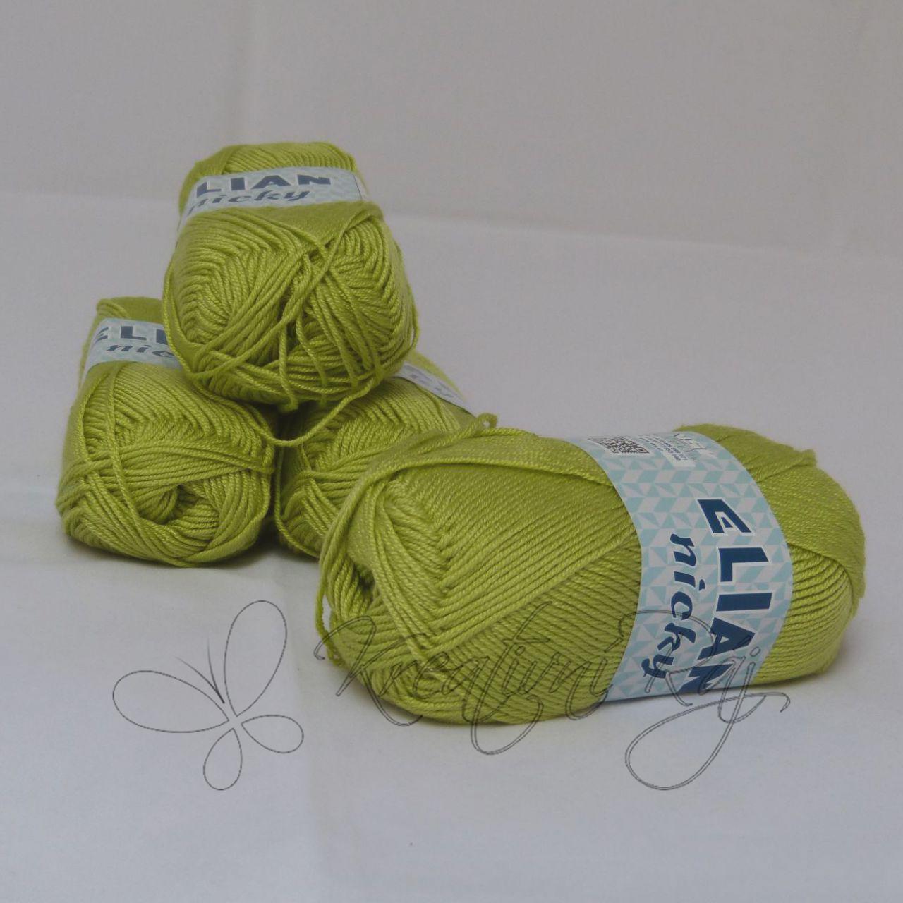 Pletací příze ELIAN nicky (4853) - hrášková