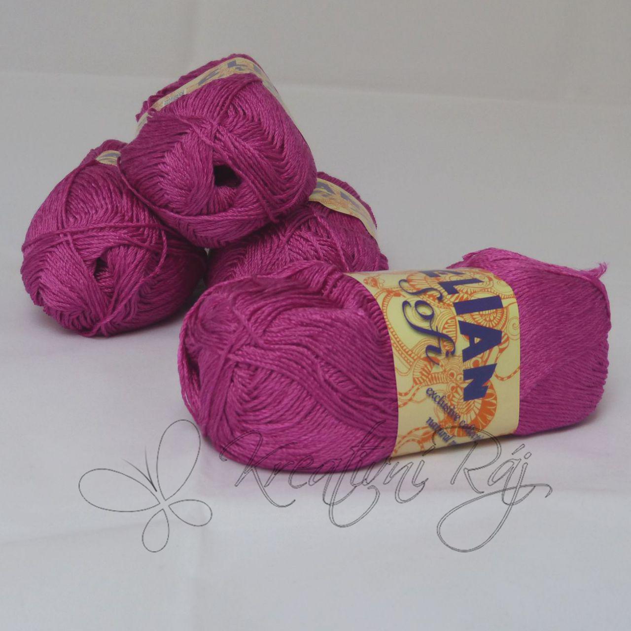 Pletací příze ELIAN Sofi (4514) - malinová