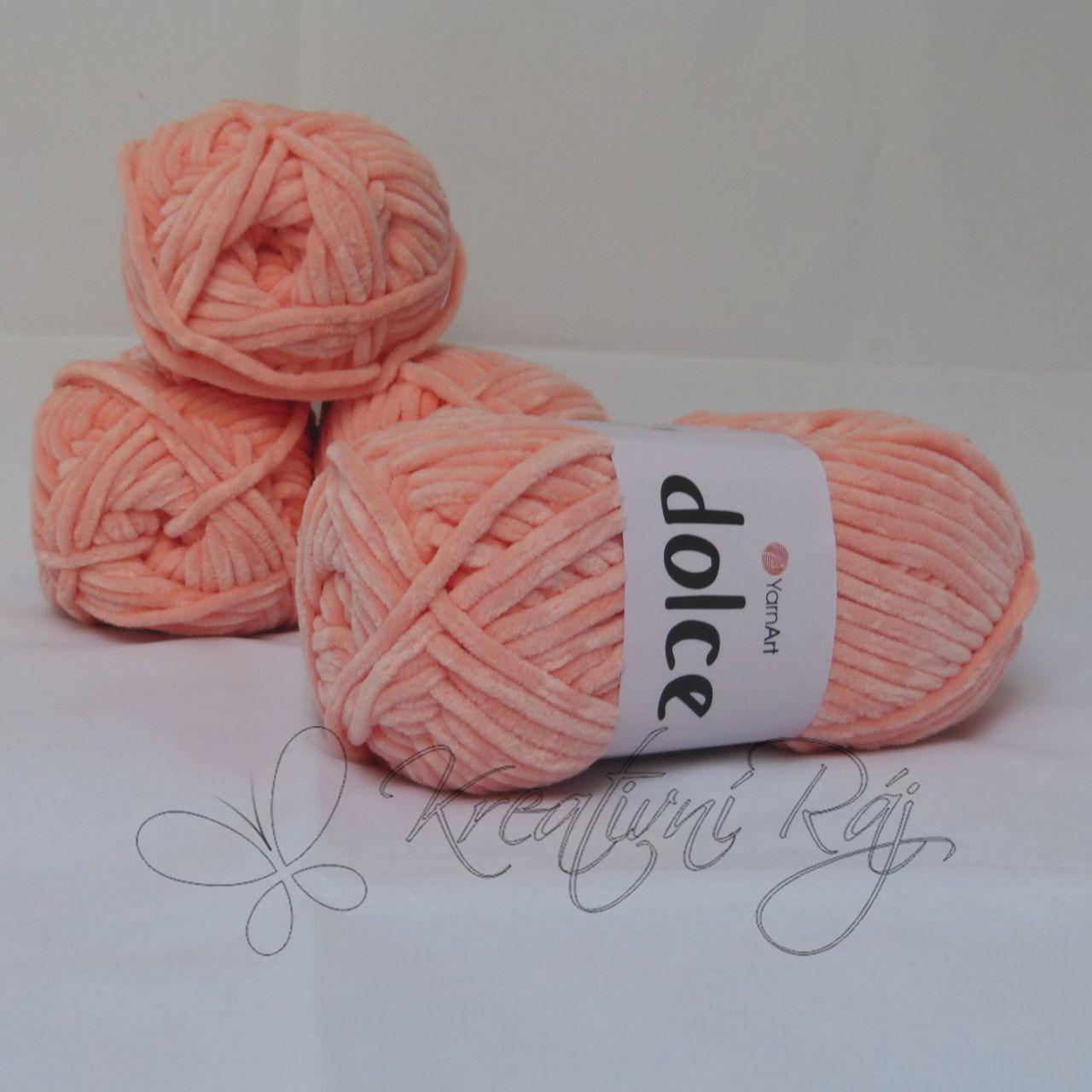 Pletací příze Dolce (764) - růžovooranžová