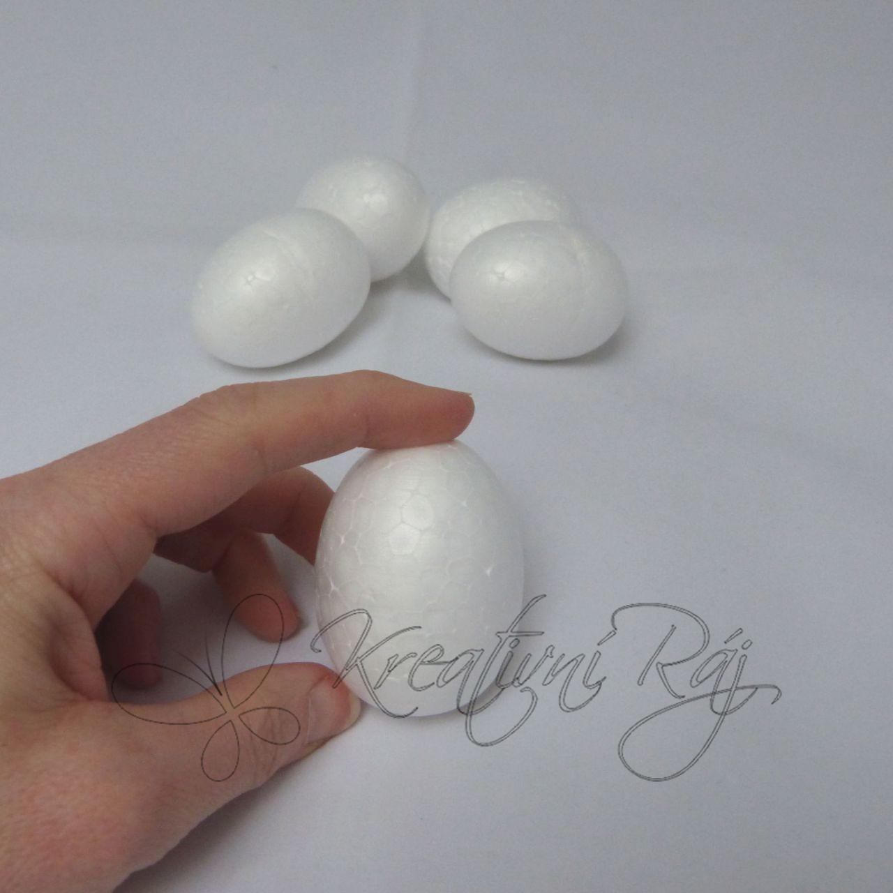 Polystyrenové vejce 4 x 5,5 cm