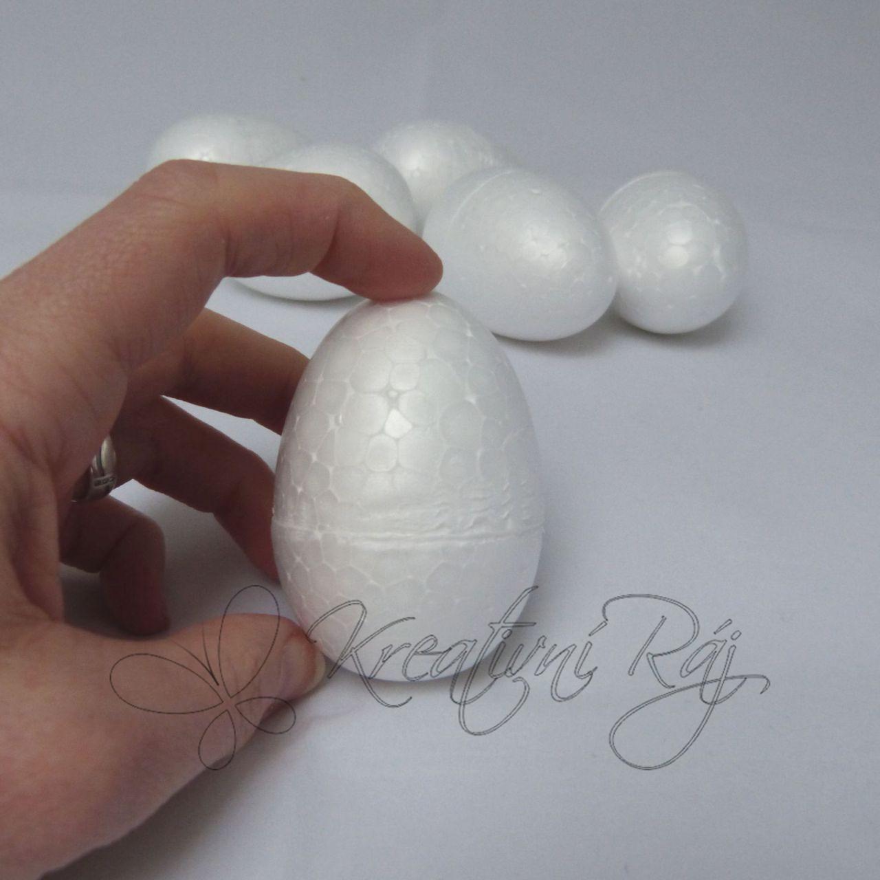 Polystyrenové vejce 4,7 x 6,8 cm