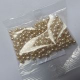 Plastové voskové korálky - světlá perlová