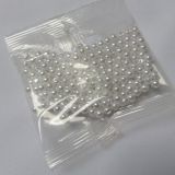 Plastové voskové korálky -bílá