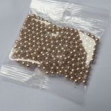 Plastové voskové korálky -tamvá béžová