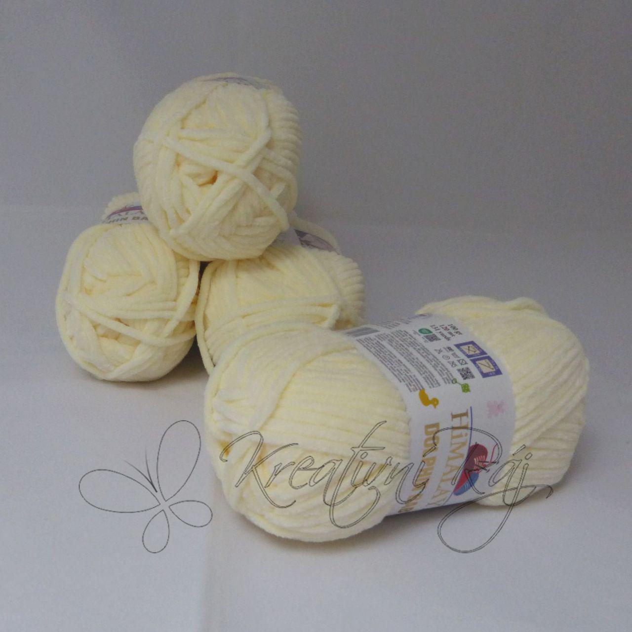 Pletací příze Dolphin Baby (80375) - světlá vanilková