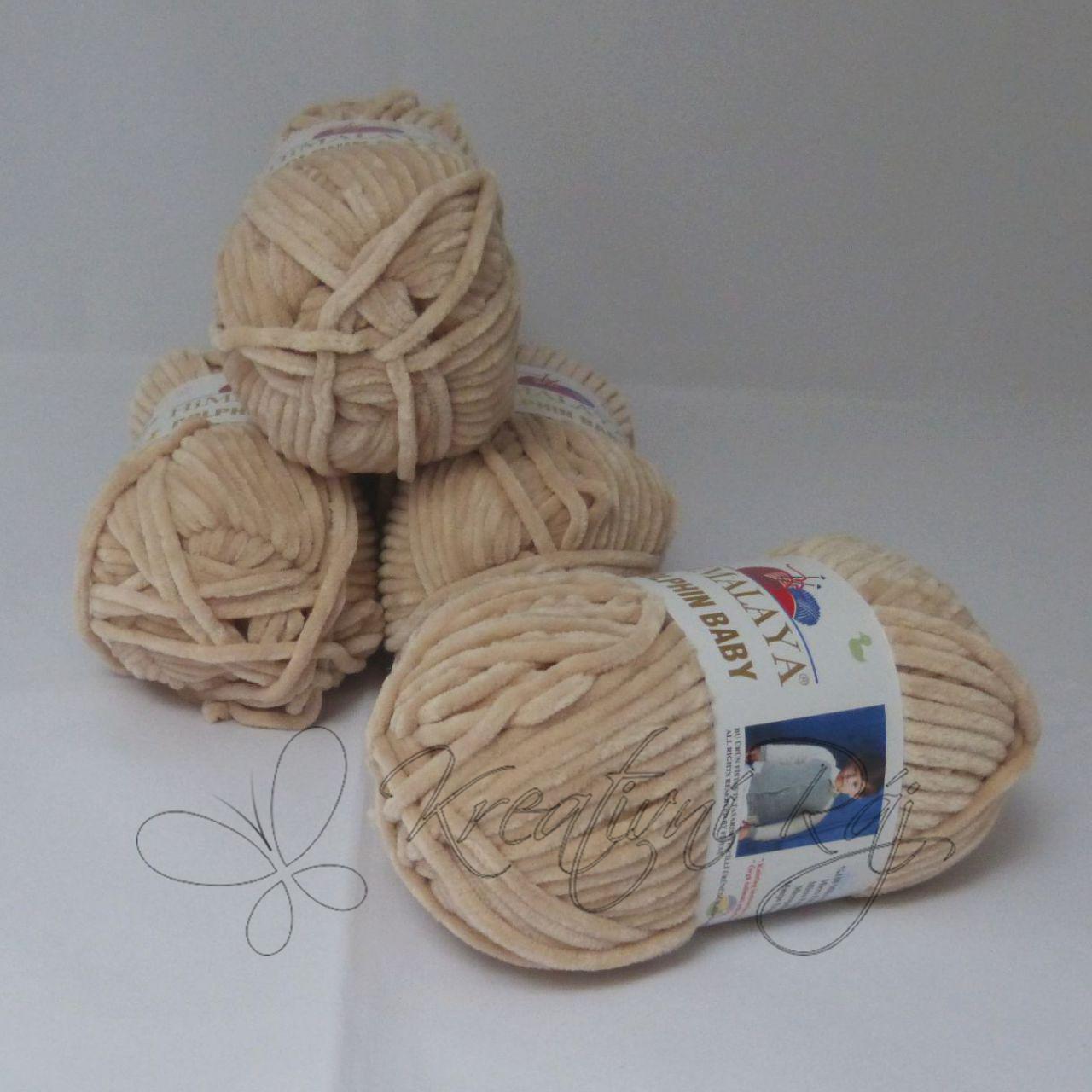 Pletací příze Dolphin Baby (80373) - cappuccino