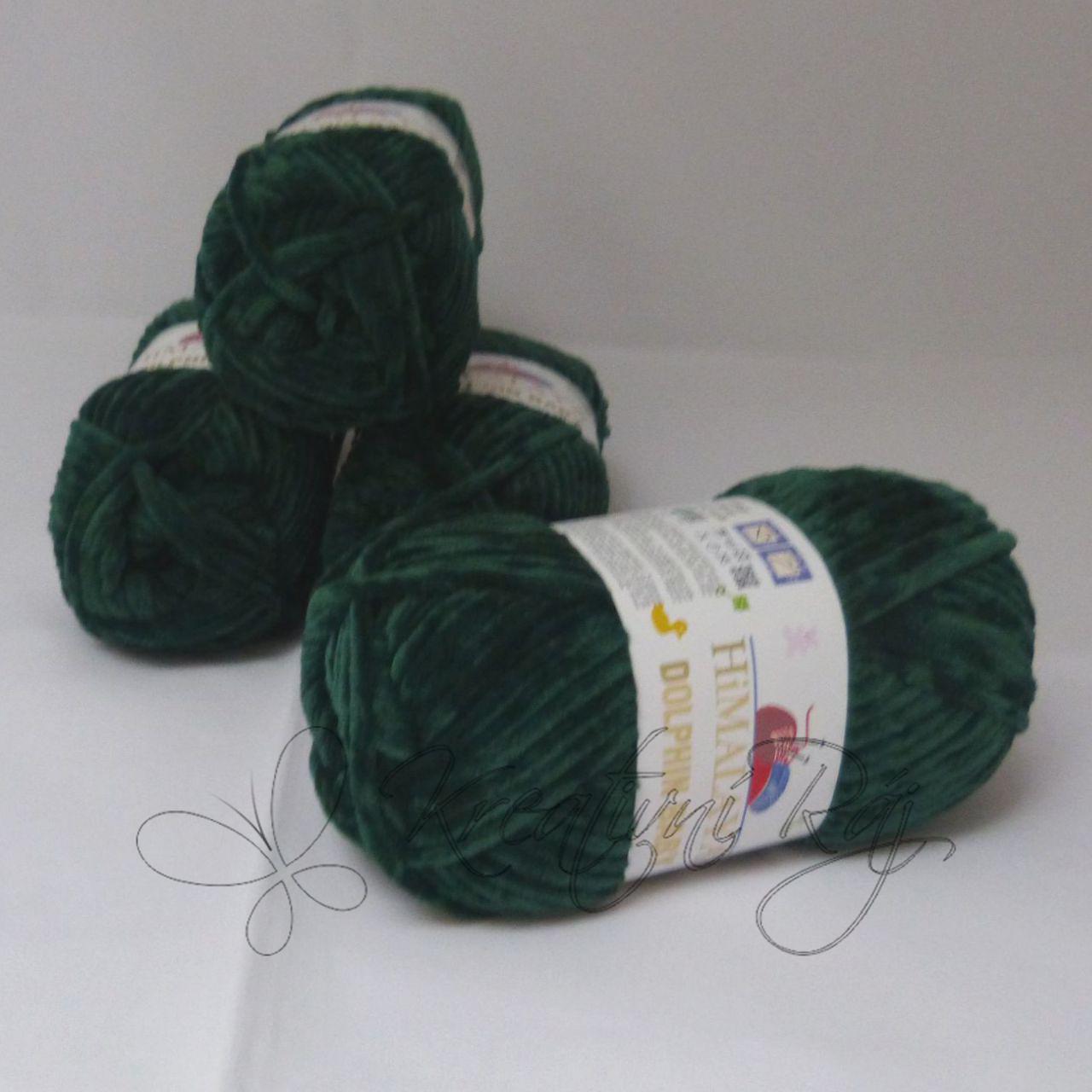 Pletací příze Dolphin Baby (80362) - myslivecká zelená