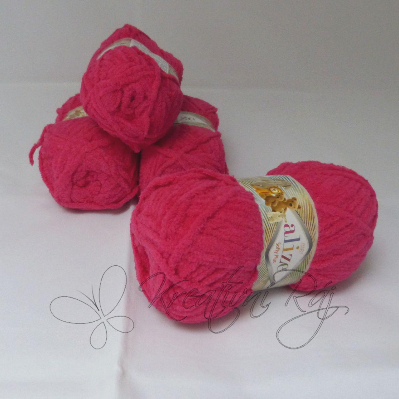 Pletací příze Softy Plus (798) - malinová