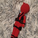 Návod - háčkovaná postavička Dead Pool