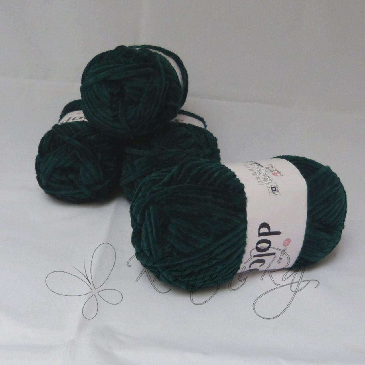 Pletací příze Dolce (774) - tmavě zelená