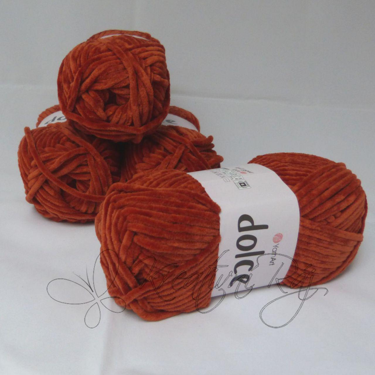 Pletací příze Dolce (793) - měděná