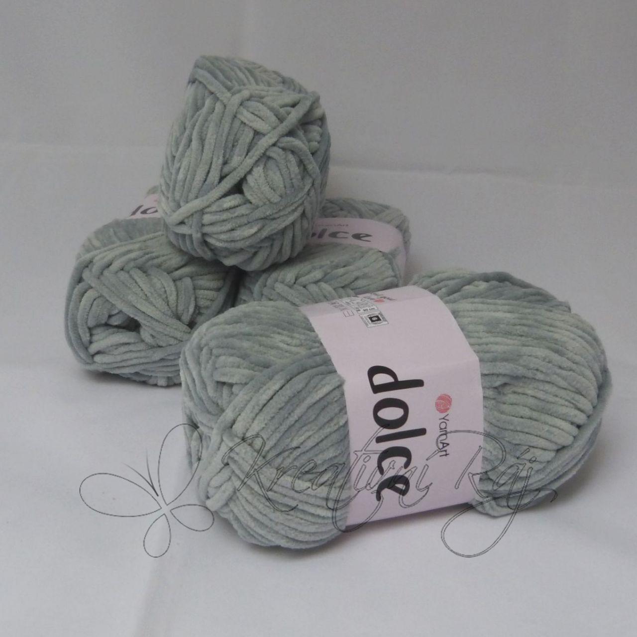 Pletací příze Dolce (782) - světle šedá