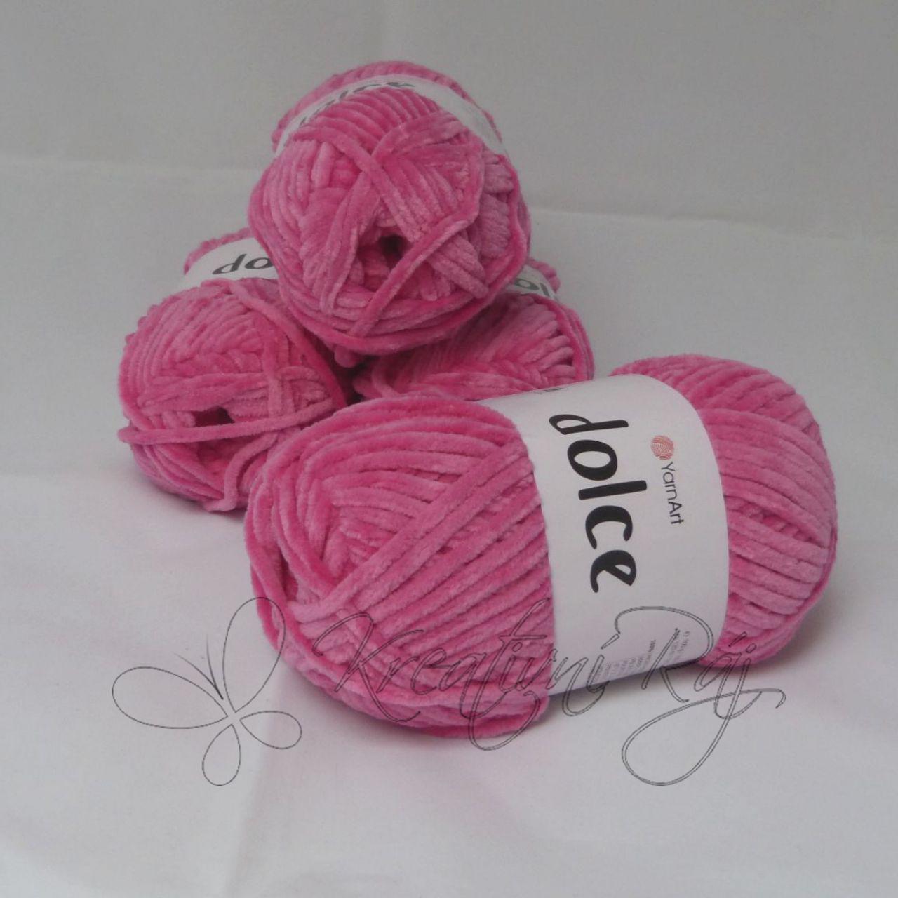 Pletací příze Dolce (795) - malinová