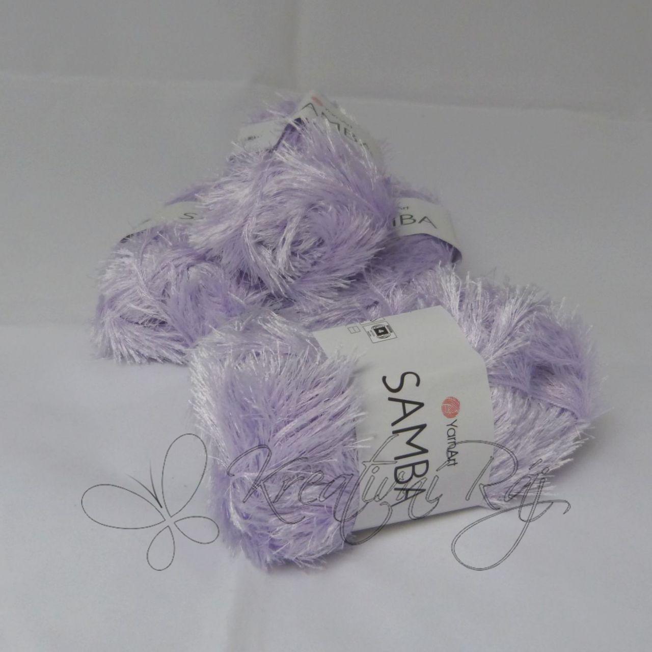 Pletací příze Samba (06) - jemně fialová